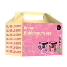 Organic Shop Promo Bubblegum Sweet Lollipop Απολεπιστικό Σώματος Λείανσης 450ml & Fluffy Marshmallow Θρεπτική Κρέμα Σώματος 450ml & Δώρο Body Shimmer Oil 100ml