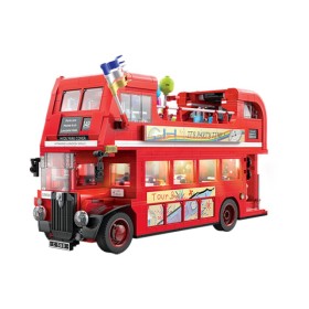 STEM TOYS London Vintage Tour Bus 1 Τεμάχιο