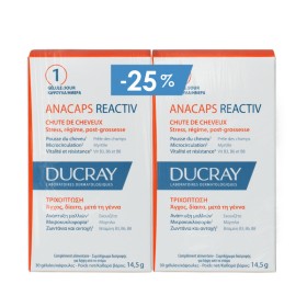 DUCRAY Promo Anacaps Reactiv for Hair 2x30 Capsules [Sticker -25% on Second Product]