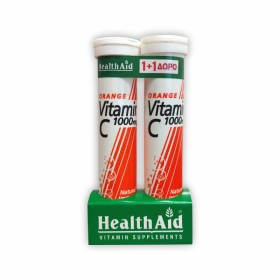 HEALTH AID Promo Orange Vitamin C 1000mg Vitamin C in Effervescent Tablets 2x20 Pieces