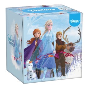 KLEENEX Χαρτομάντηλα Επιτραπέζια Κύβος Disney Frozen 48 Τεμάχια