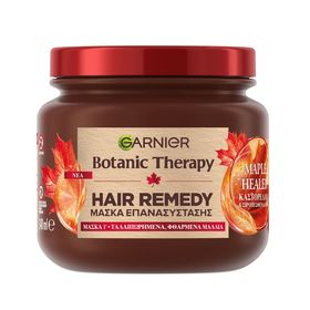 Garnier Botanic Therapy Hair Remedy Marple Healer Μάσκα Μαλλιών Επανασύστασης με Καστορέλαιο Φθαρμένα Μαλλιά 340ml