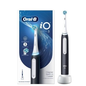 Oral-B Series 3 iO Magnetic Black Ηλεκτρική Επαναφορτιζόμενη Οδοντόβουρτσα Mαύρο 1 Τεμάχιο Oral-B Series 3 iO Magnetic Black Ηλεκτρική Επαναφορτιζόμενη Οδοντόβουρτσα Mαύρο 1 Τεμάχιο