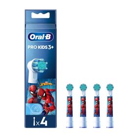 Oral-B Kids Spiderman Ανταλλακτικές Κεφαλές από 3+ Ετών 4 Τεμάχια Oral-B Kids Spiderman Ανταλλακτικές Κεφαλές από 3+ Ετών 4 Τεμάχια
