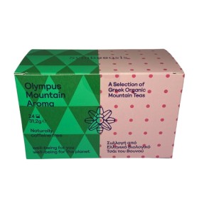 Symbeeosis Olympus Mountain Aroma Ελληνικό Βιολογικό Τσάι του Βουνού 24 Φακελάκια