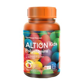 Altion Kids Polyvitamins Πορτοκάλι Κεράσι 60 Ζελεδάκια
