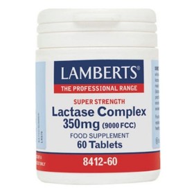 LAMBERTS Lactase Complex Συμπλήρωμα Λακτάσης για την Δυσανεξία στη Λακτόζη 350mg
