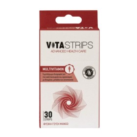 Vitastrips Multivitamin για την Καλή Λειτουργία του Οργανισμού με Φυσική Γεύση Μάνγκο 30 Ταινίες