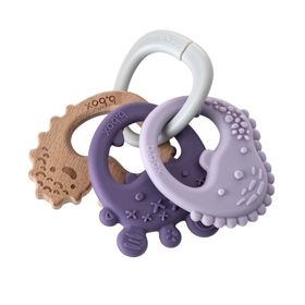 B.Box Trio Teether Μασητικό Οδοντοφυϊας Peony από 3m+ 4 Τεμάχια