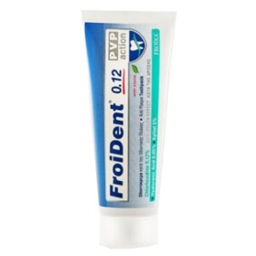 FROIKA FroiDent Plus 0.12 PVP action Anti-Plaque Toothpaste Οδοντόκρεμα κατά της Πλάκας 75ml