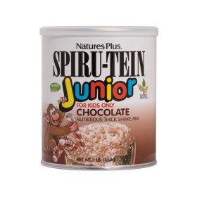 NATURES PLUS Spiru-Tein Jr Chocolate Shake Παιδικό Ρόφημα χωρίς Γλουτένη με Γεύση Σοκολάτα 450g