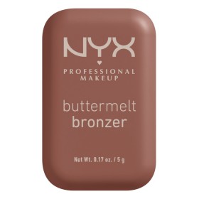 NYX PROFESSIONAL MAKE UP  Buttermelt Bronzer Powder Bronzer Buitta Off 05 Καφέ 5g
