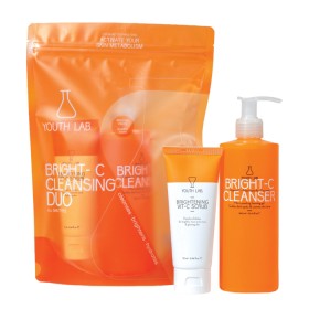 Youth Lab Promo Cleansing Duos  Bright C Cleanser Αφρός Καθαρισμού Προσώπου 300ml & Brightening Vit-C Scrub Απολεπιστικό Προσώπου για Λάμψη 75ml