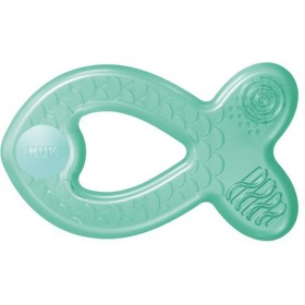 NUK Teething Ring Extra Cool 3m+ Fish Green 1 Piece