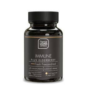 Pharmalead Black Range Immune Plus Elderberry για Ενίσχυση της Λειτουργίας του Ανοσοποιητικού Συστήματος 30 Κάψουλες