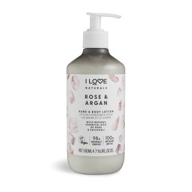 I Love Naturals Hand & Body Lotion Kρέμα Σώματος & Χεριών Rose & Argan 500ml