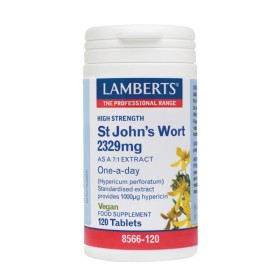 Lamberts High Strength St Johns Wort 2329mg για την Κατάθλιψη 120 Ταμπλέτες Lamberts High Strength St Johns Wort 2329mg για την Κατάθλιψη 120 Ταμπλέτες