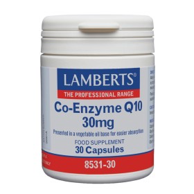 Lamberts Co-Enzyme Q10 30mg Συνένζυμο για Τόνωση & Ενέργεια 30 Κάψουλες