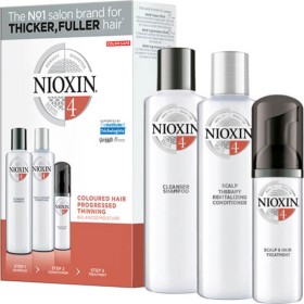 NIOXIN Promo System 4 Colored Hair Progressed Thinning Σαμπουάν 150ml & Conditioner 150ml & Θεραπεία 40ml