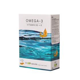 VENCIL Omega-3 VIT D3 + E with Omega-3 & Vitamins D3 & E 60 Capsules