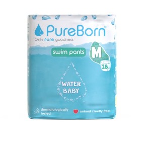 Pureborn Water Baby Swim Pants Watermelon Βρεφική Πάνα Μαγιό Εξαιρετικά Απαλό για τις Πρώτες Βουτιές με Σχέδιο Καρπούζι Medium 18 Τεμάχια Pureborn Water Baby Swim Pants Watermelon Βρεφική Πάνα Μαγιό Εξαιρετικά Απαλό για τις Πρώτες Βουτιές με Σχέδιο Καρπούζι Medium 18 Τεμάχια
