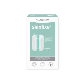 PHARMASEPT Skinfixe Αυτοκόλλητη Αποστειρωμένη Αδιάβροχη  Απορροφητική Γάζα Διαστάσεων 10 x 15cm 5 Τεμάχια