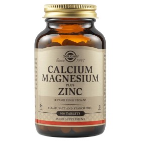 SOLGAR Calcium Magnesium Plus Zinc 100 Ταμπλέτες