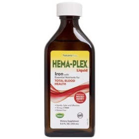 NATURES PLUS HEMA-PLEX Liquid Mixed Berry Flavor Συμπλήρωμα με Σίδηρο Κατά της Αναιμίας 250ml