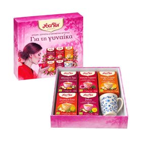 Yogi Tea Promo Τσάι με Διάφορες Ιδιότητες για τις Ανάγκες της Γυναίκας 5 Τεμάχια & Δώρο Κούπα Yogi Tea Promo Τσάι με Διάφορες Ιδιότητες για τις Ανάγκες της Γυναίκας 5 Τεμάχια & Δώρο Κούπα