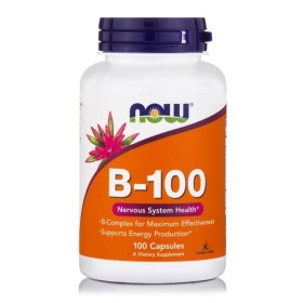 Now Vitamin B-100 Complex Συμπλήρωμα με Βιταμίνη Β 100 Κάψουλες Now Vitamin B-100 Complex Συμπλήρωμα με Βιταμίνη Β 100 Κάψουλες