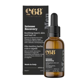 E68 Intense Recovery Καταπραϋντικό Λάδι Γενειάδας & Μαλλιών 30ml