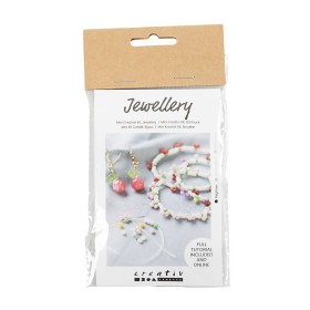 Creativ Company Mini Craft Kit Jewellery Μίνι Κιτ Χειροτεχνίας Κοσμημάτων Ελαστικό Βραχιόλι & Σκουλαρίκι 1  Τεμάχιο