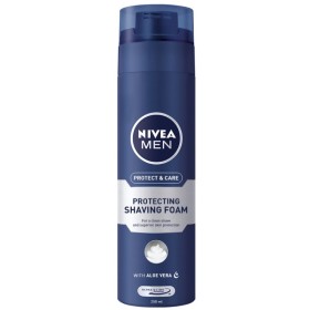 NIVEA MEN Protect & Care Shaving Foam Ανδρικός Αφρός Ξυρίσματος με Αλόε Βέρα 250ml