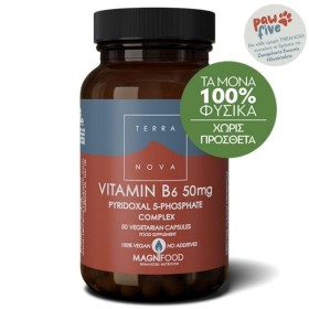 TERRANOVA Vitamin B6 50mg (P 5-P) 50 Κάψουλες