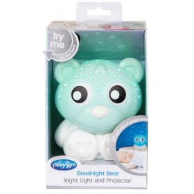 PLAYGRO Goodnight Bear Night Light for Newborns for Boys 0m+ 1 Piece