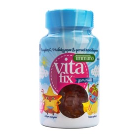 INTERMED Vitafix Immuno Gummies Ζελεδάκια με Γεύση Σμέουρο 60 Τεμάχια