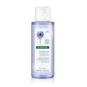 Klorane Cornflower Waterproof Eye Make-up Remover Διφασικό Υγρό Καθαρισμού Ντεμακιγιάζ 100ml Travel Size
