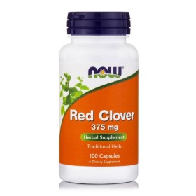 NOW Red Clover 375mg Συμπλήρωμα για το Γυναικείο Αναπαραγωγικό Σύστημα & τον Προστάτη 100 Κάψουλες