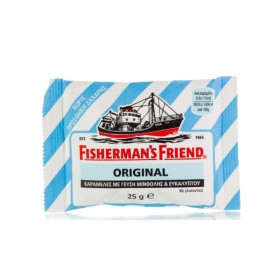 Fishermans Friend Original Καραμέλες για τον Πονόλαιμο με Μινθόλη & Ευκάλυπτο Χωρίς Ζάχαρη 25g