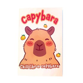 Gim Τετράδιο Ριγέ 17x25cm Πορτοκαλί Capybara 1 Τεμάχιο Gim Τετράδιο Ριγέ 17x25cm Πορτοκαλί Capybara 1 Τεμάχιο