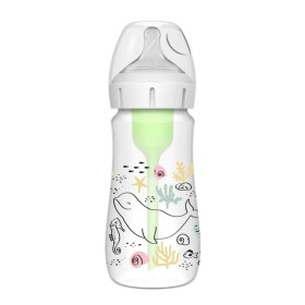 Dr. Browns Options+ Πλαστικό Μπιμπερό με Φαρδύ Λαιμό Φάλαινα 270ml Dr. Browns Options+ Πλαστικό Μπιμπερό με Φαρδύ Λαιμό Φάλαινα 270ml