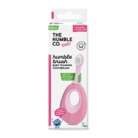 The Humble Co Plant-Based Baby Toothbrush Οδοντόβουρτσα Βρεφική Πολύ Μαλακή Ροζ από 6m+ 1 Τεμάχιο