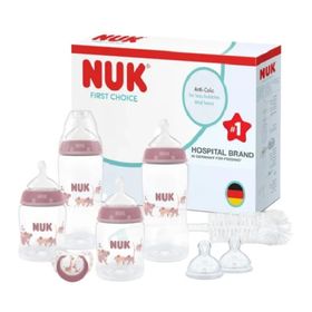 Nuk Promo First Choice Σετ Πλαστικά Μπιμπερό κατά των Κολικών με Θηλή Σιλικόνης για 0-6m Koala 8 Τεμάχια