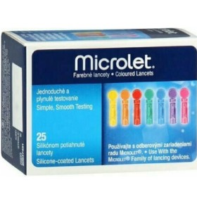 ASCENSIA Microlet Colored Needles 25 Pieces