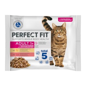 Perfect Fit Sterilised Meat Υγρή Τροφή για Γάτες σε Φακελάκι με Μοσχάρι & Κοτόπουλο 4x85g