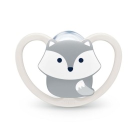 Nuk Space Πιπίλα Λευκή με Αλεπού 0-6m 1 Τεμάχιο [10.730.331]