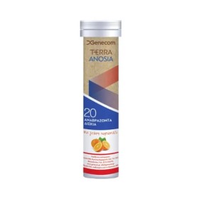 Genecom Terra Anosia Συμπλήρωμα για Ενίσχυση Ανοσοποιητικού Γεύση Πορτοκάλι 20 Αναβράζοντα Δισκία Genecom Terra Anosia Συμπλήρωμα για Ενίσχυση Ανοσοποιητικού Γεύση Πορτοκάλι 20 Αναβράζοντα Δισκία