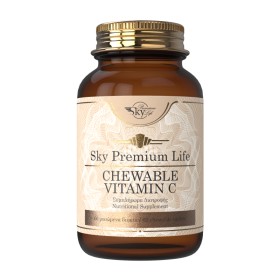 Sky Premium Life Chewable Vitamin C 500mg για Ενίχυση του Ανοσοποιητικού 60 Μασώμενα Δισκία