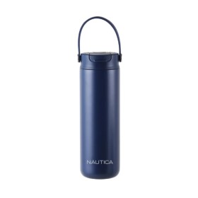 Nautica Μπουκάλι Θερμός Ανοξείδωτο Μπλε 600ml