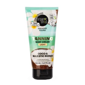 Organic Shop Self Tan Paradise Found Κρέμα Σώματος για Φυσικό Μαύρισμα Coco & Majestic Monoi Light 150ml